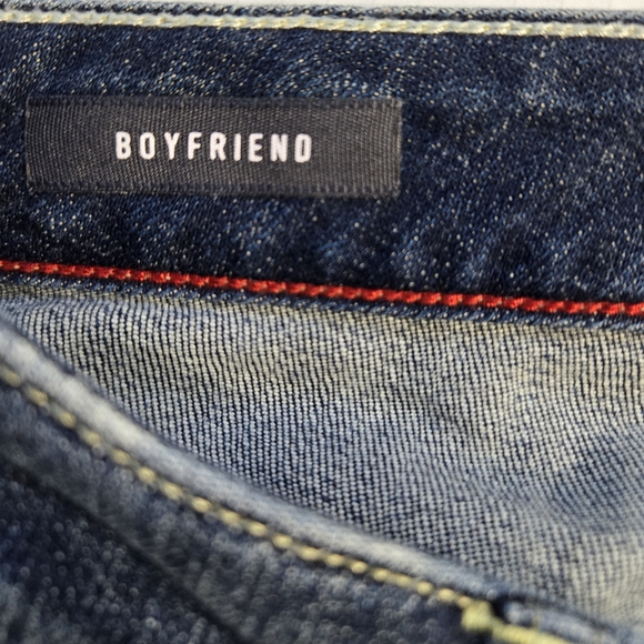 Torrid Women's Jeans Boyfriend Straight Leg Distressed Stretch size 16S - Picture 4 of 12